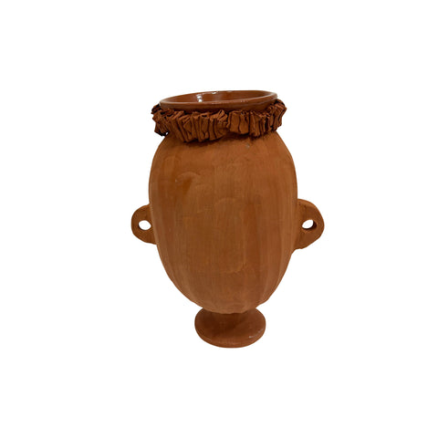 Ruffle Neck Vase