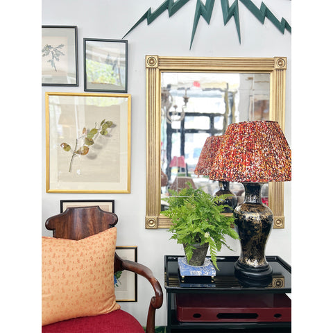19th Century Chinese Porcelain Lamp with Gilt Decoration