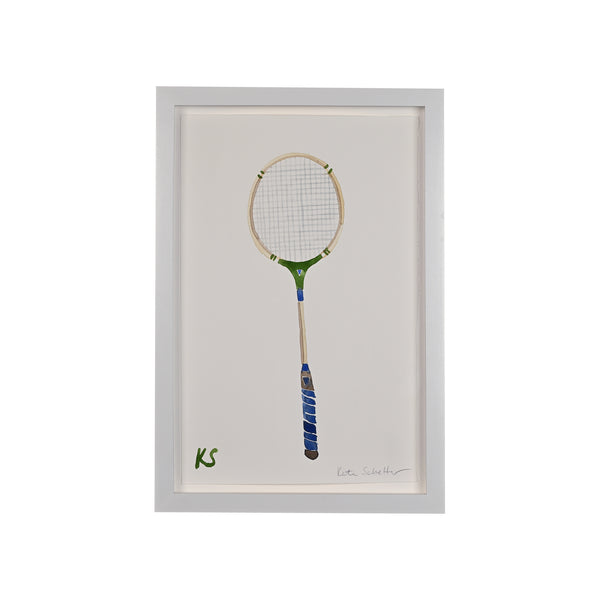 Kate Schelter, Badminton Racket with Green and Blue