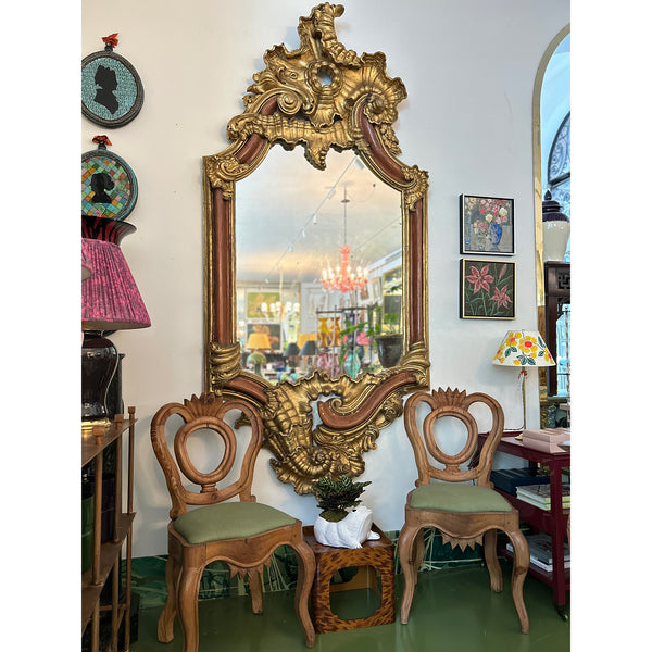 baroque24様♡専用コーナー*\(^o^)/* Large Portuguese Baroque Carved and Gilt Frame Mirror – KRB