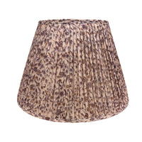18" Silk Sari Lampshade - Pale Mauve Floral