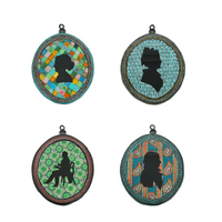 Mark Gagnon, Papier Mache Whimsical Silhouette Plaques