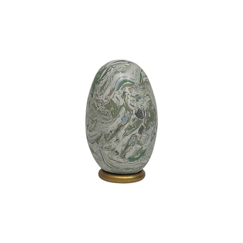 Emerald and Jasper Scagliola Egg