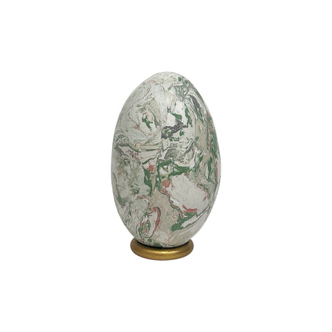 Emerald, Jasper and Rose Scagliola Egg
