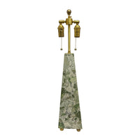 Emerald and Jasper Scagliola Lamp