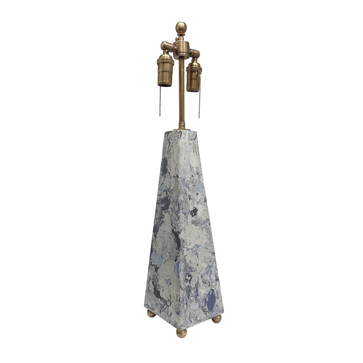 Aquamarine Scagliola Lamp