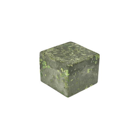 Small Square Malachite Scagliola Plinth