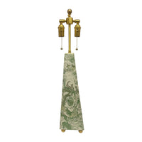 Spring Emerald and Jasper Scagliola Lamp