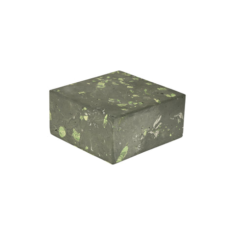 Square Malachite Scagliola Plinth