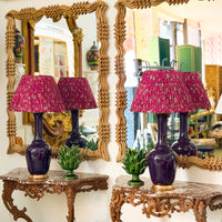 Pair of Alex Lamps in Purple