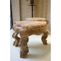 Pair of Arequipa Tables with Tecali Onyx Tops