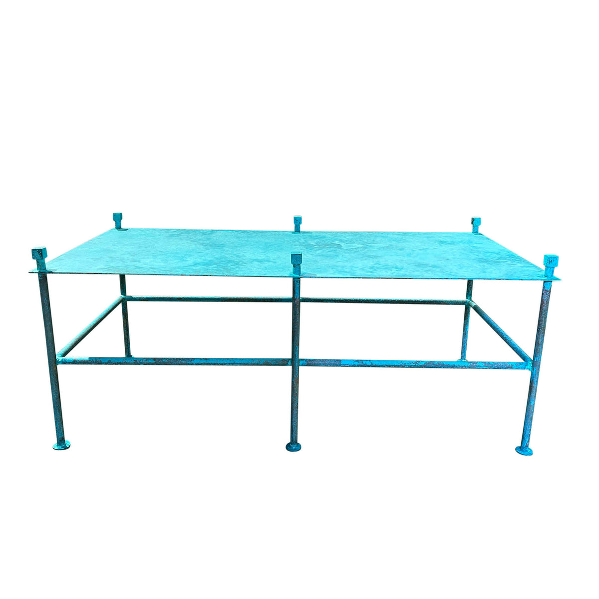 Brass Coffee Table in Marine Finish