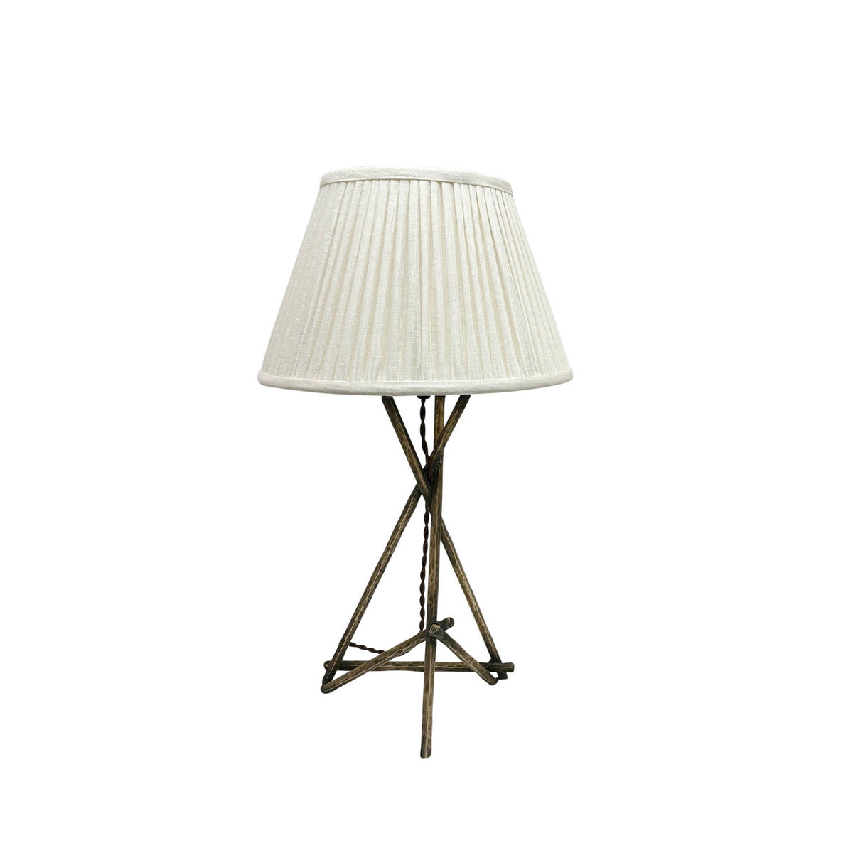 Table Lamp No. 1 Gouged Brass