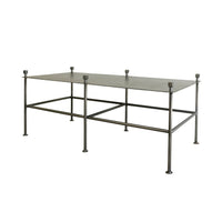 Coffee Table in Burnished Steel