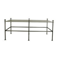 Coffee Table in Burnished Steel