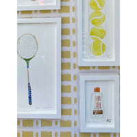 Kate Schelter, Badminton Racket with Green and Blue