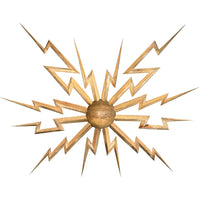 Bakudan Sunburst in Silver Leaf