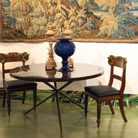 Pair of Mahogany and Gilt 19th Century Baltic Chairs