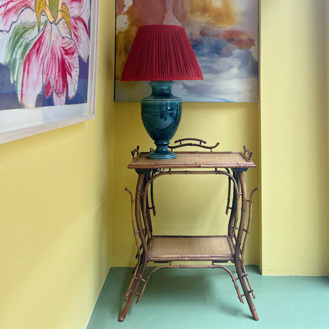 Late 19th Century Bamboo Table
