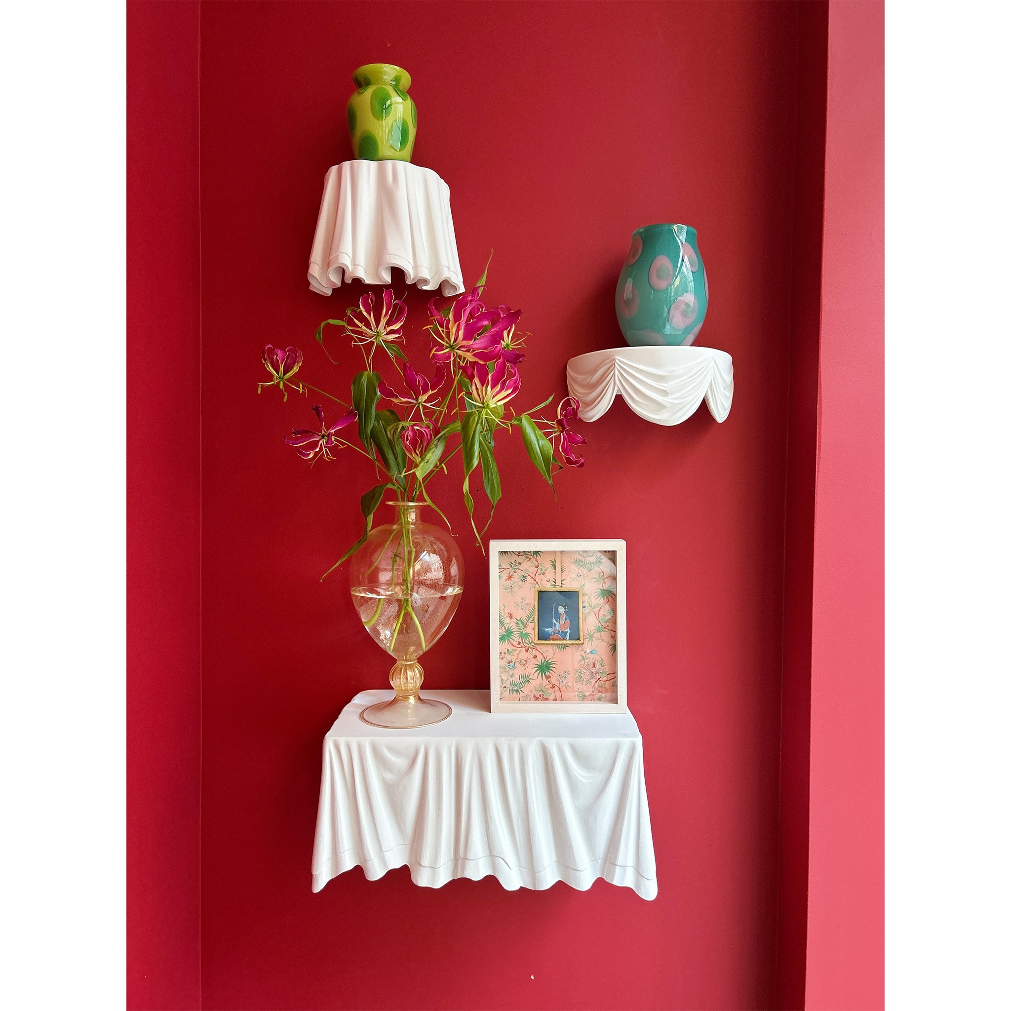 The Draped Sconce