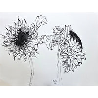 Christian Brechneff, Black and White Sunflower