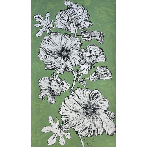 Christian Brechneff, Hollyhocks on KRB Green II