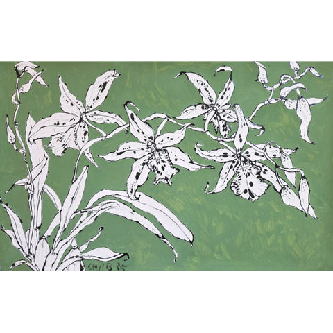 Christian Brechneff, Horizontal Orchids on KRB Green