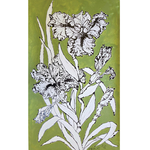 Christian Brechneff, Irises on KRB Green I