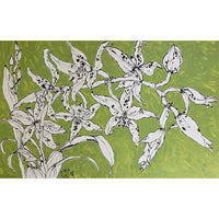 Christian Brechneff, Horizontal Snowblind Sweet Spot Orchids on KRB Green