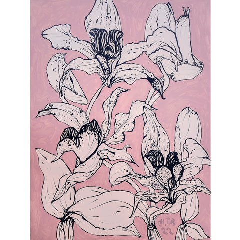 Christian Brechneff,  Orchid on Pink II