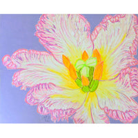Christian Brechneff, Tulip Pastel on Purple II