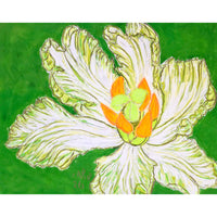 Christian Brechneff, Tulip Pastel on Grass Green