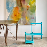 Telephone Table in Marine Blue