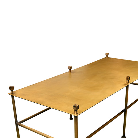 Light Antique Bronze Coffee Table by Corbin Cruise