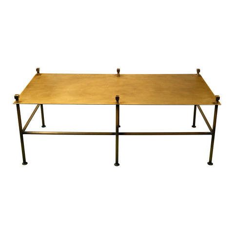Light Antique Bronze Coffee Table by Corbin Cruise