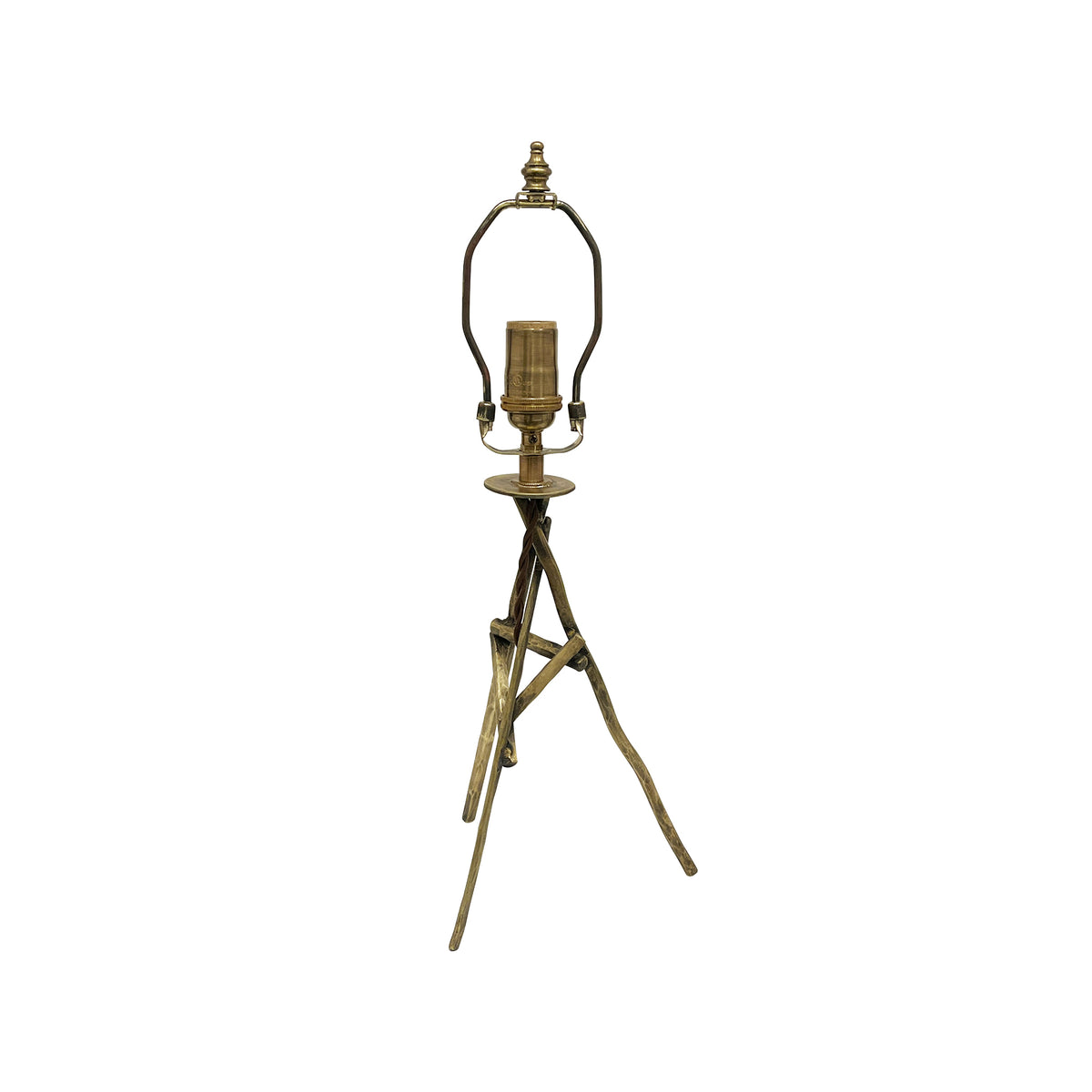 Table Lamp No. 1 Gouged Brass
