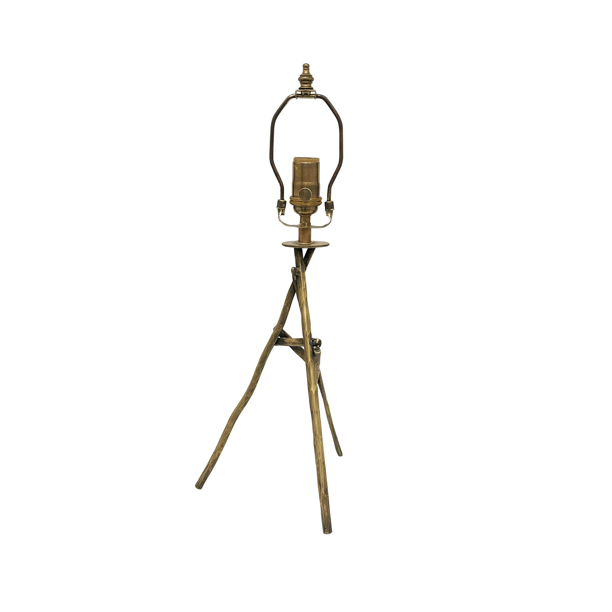 Table Lamp No. 1 Gouged Brass