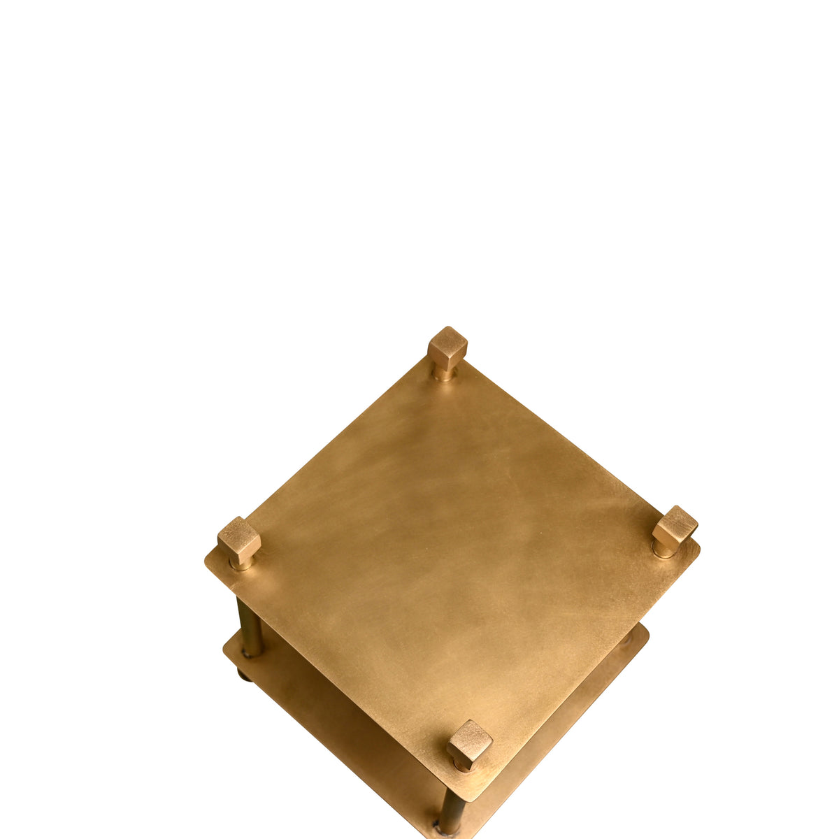 Telephone Table in Light Antique Brass