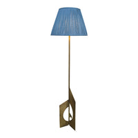 Floor Lamp No. 2 in Gouged Brass