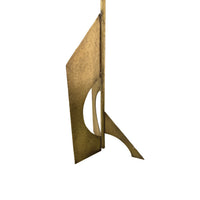 Floor Lamp No. 2 in Gouged Brass