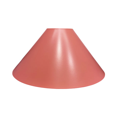 Color Field Lampshade in Coral | Scratches on Side
