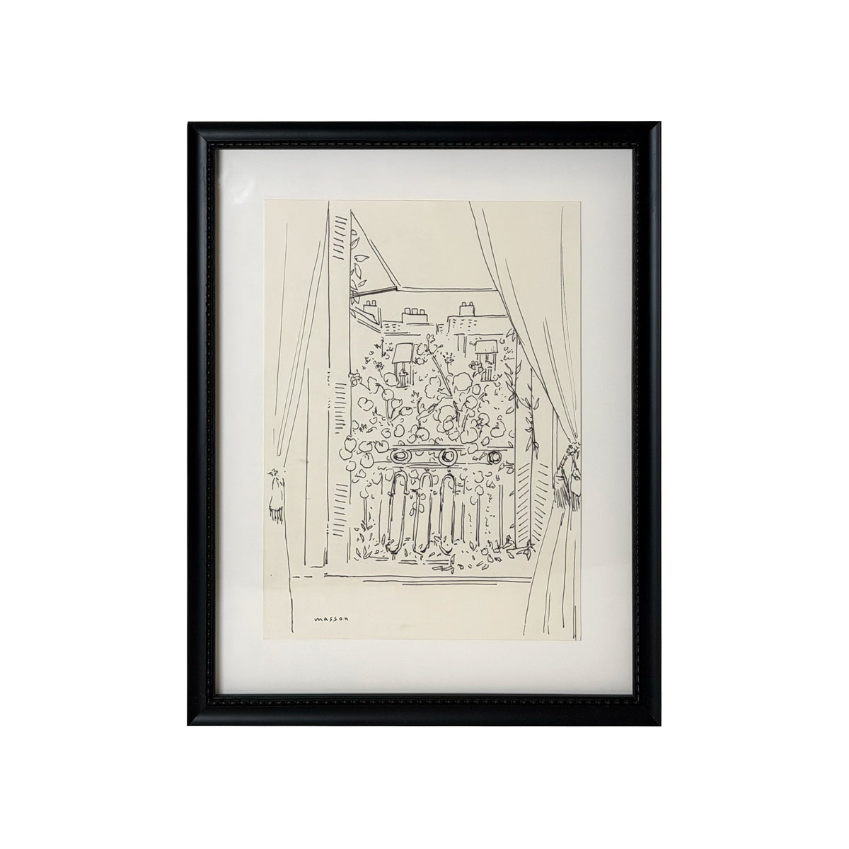 Charles Masson, The Balcony, Paris