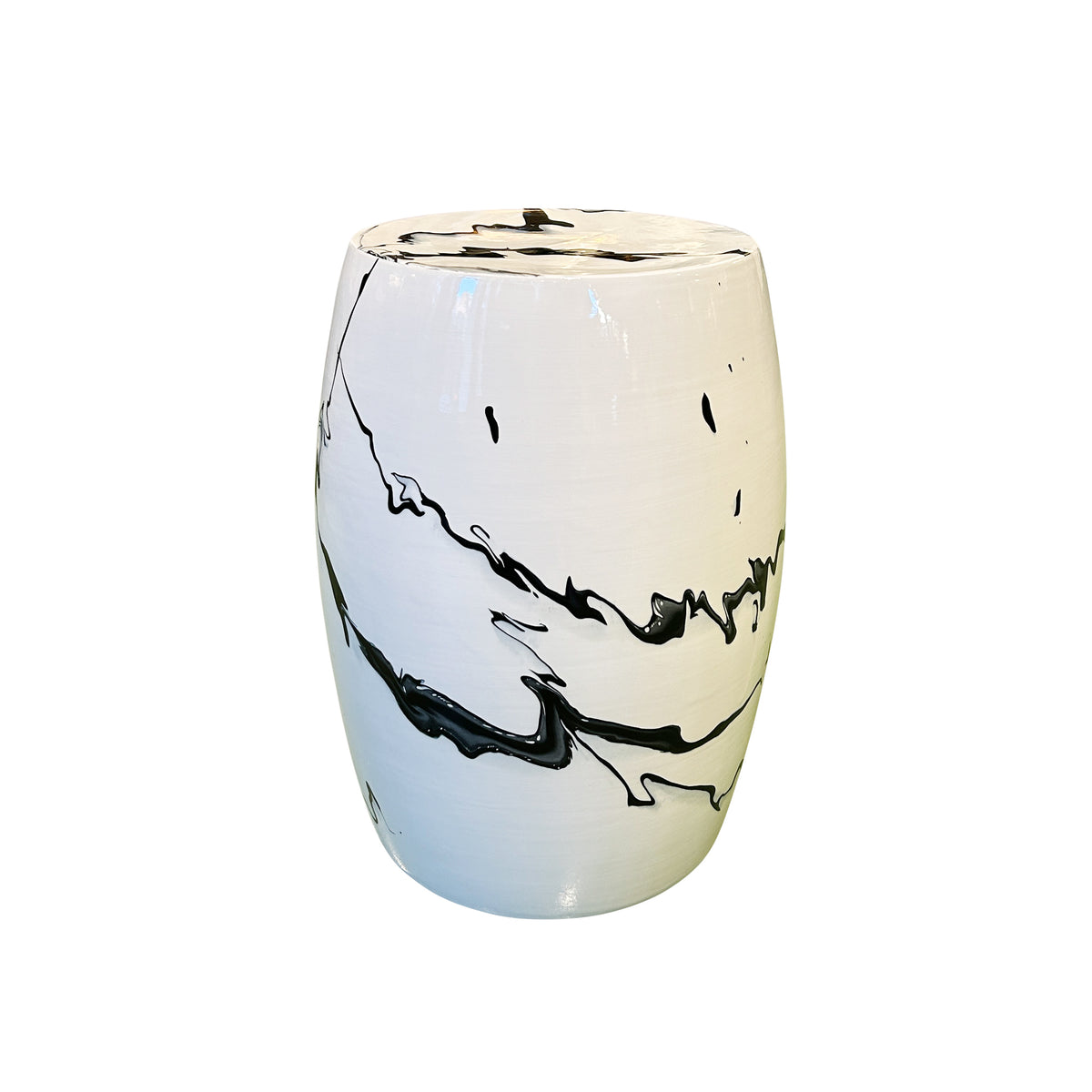 Marbled Garden Stool