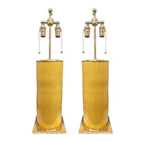 Pair of Zaheer Lamps in Marigold