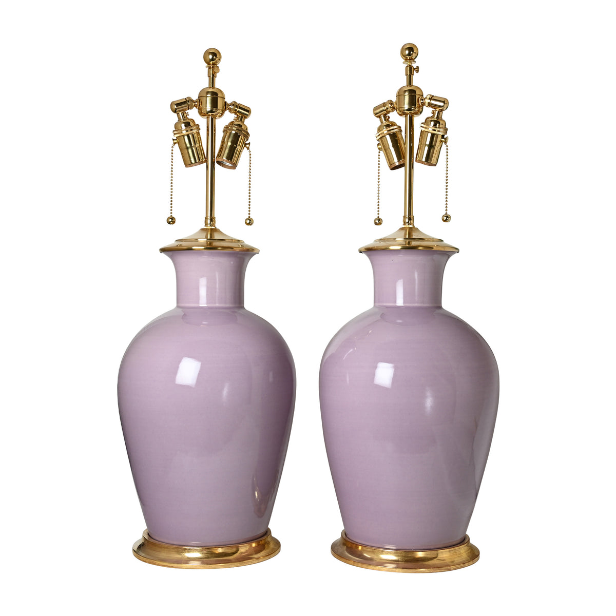 Pair of Penny Lamps in Thistle