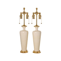 Pair of Small Anthony Lamps in Clear