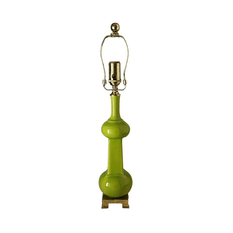 Single Small Hadley Lamp in Chartreuse