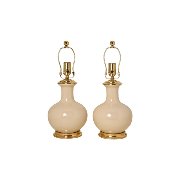 Pair of Small William Lamps in Clear