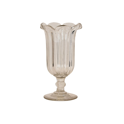 Early 19th Century Celery Vase with Scalloped Edge