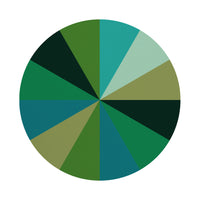 Centered Burst Rug in Spring